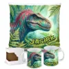 Kubek Poduszka Dinozaur Dinozaury T-rex Tyrannosaurus Triceratops